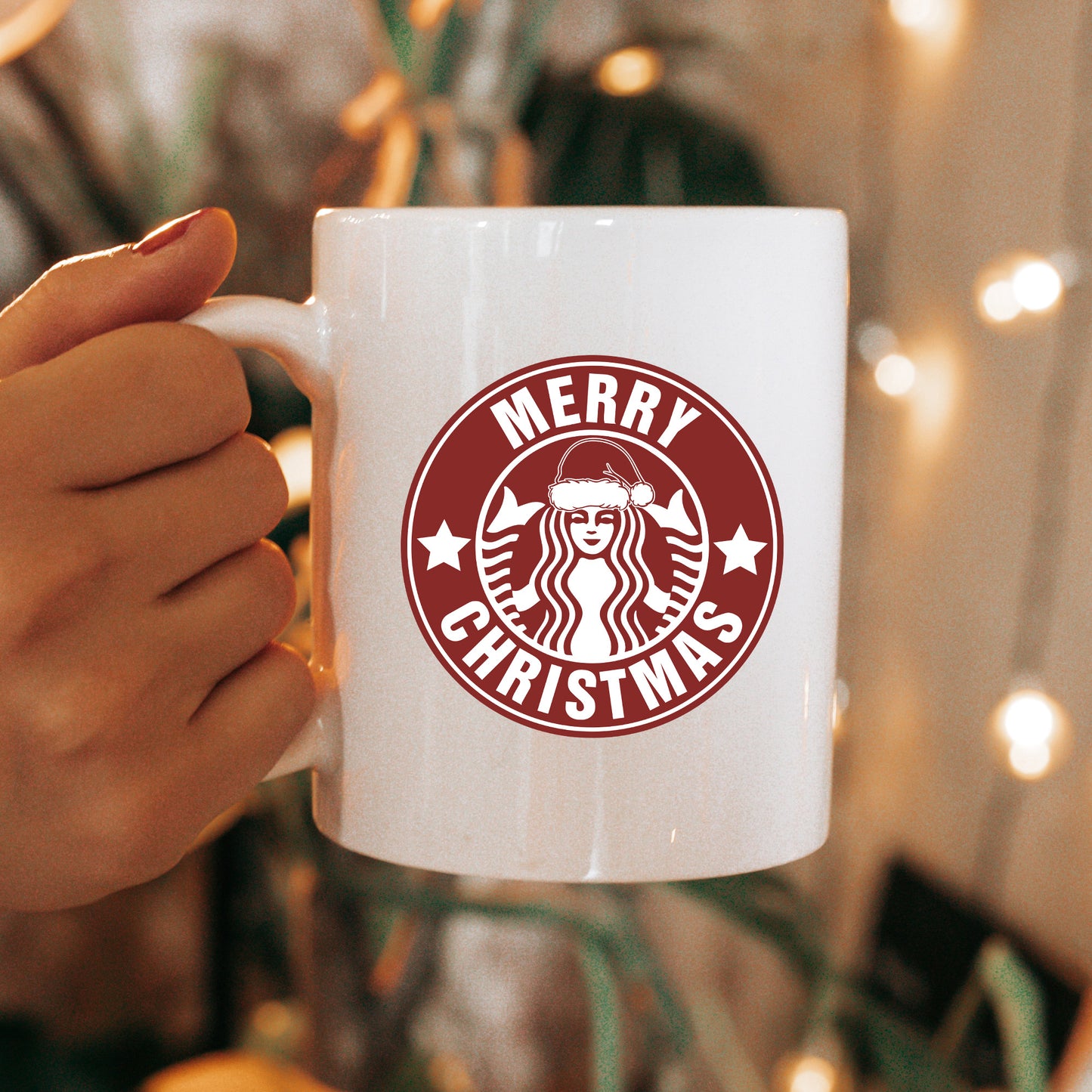 Merry Christmas Starbucks Coffee Mug