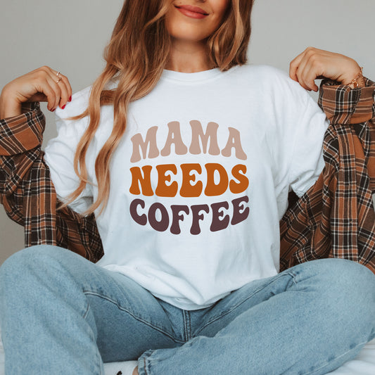 Mama Needs Coffee Graphic T-shirt