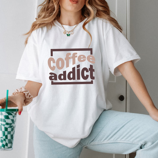 Coffee Addict Graphic T-shirt