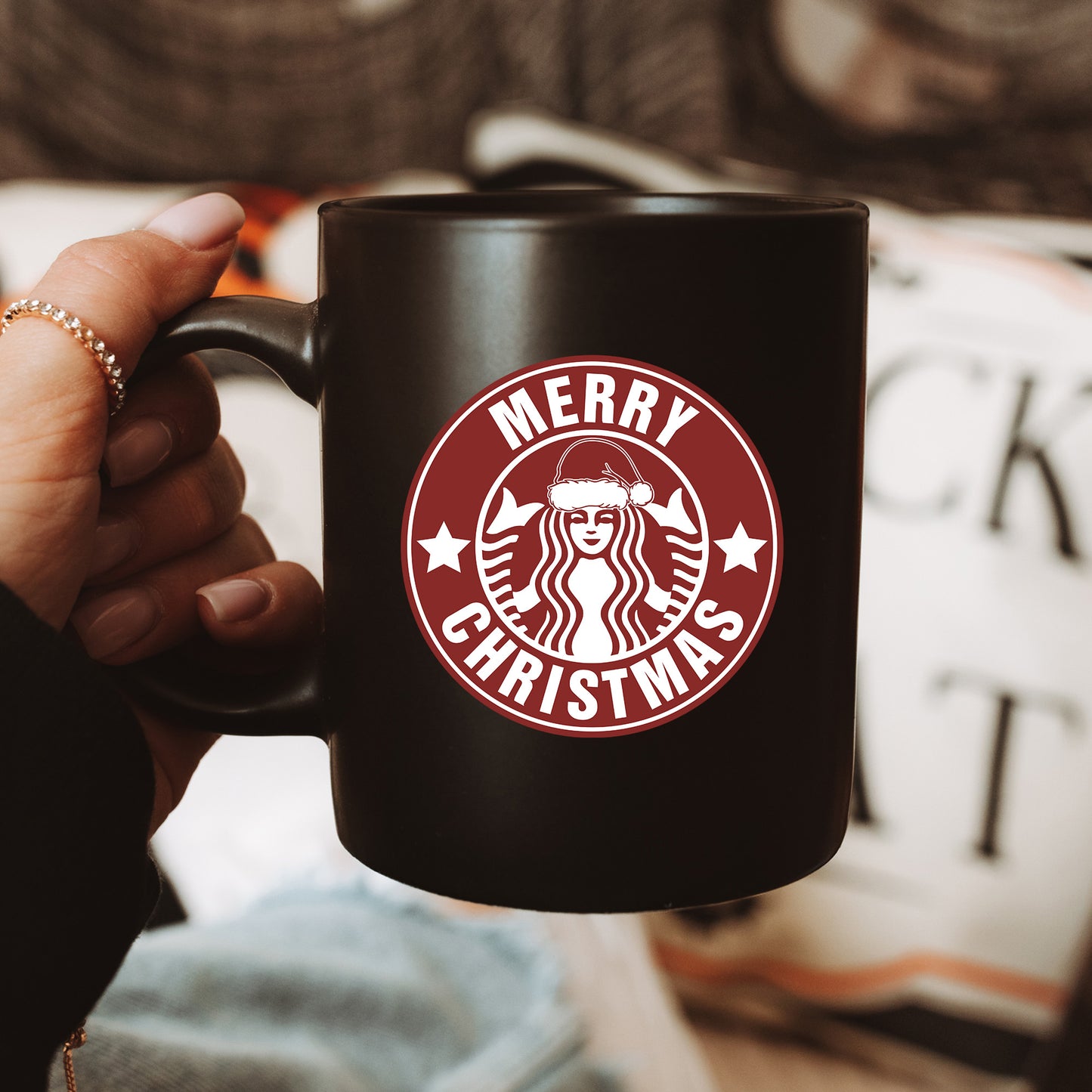 Merry Christmas Fall Coffee Mug